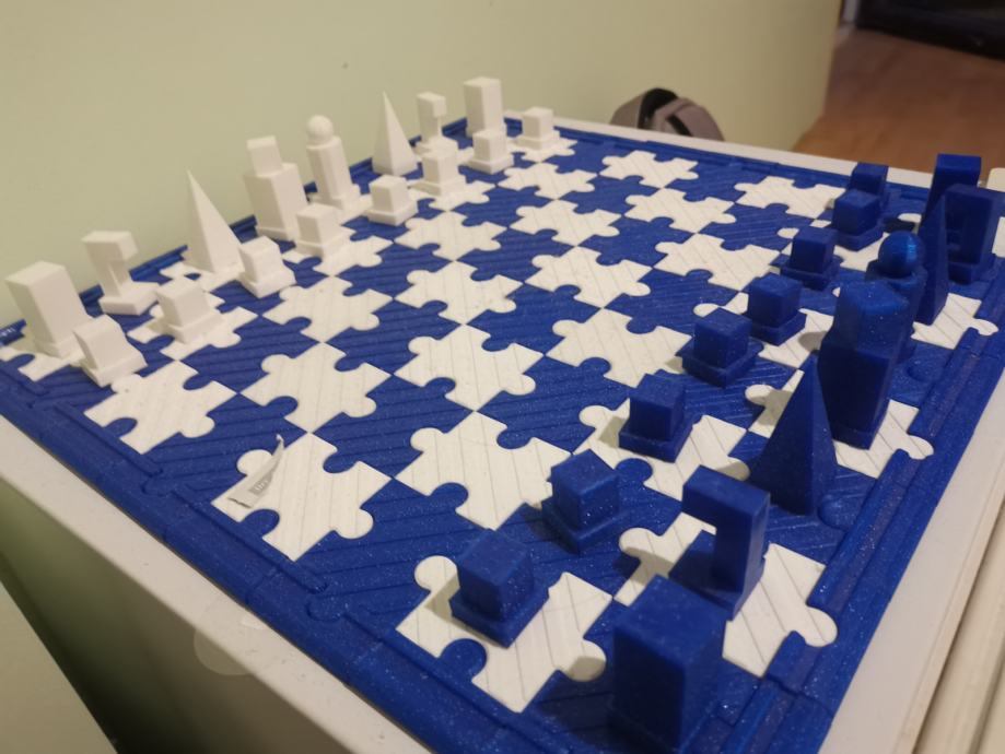Komplet šah - 3D natisnjen