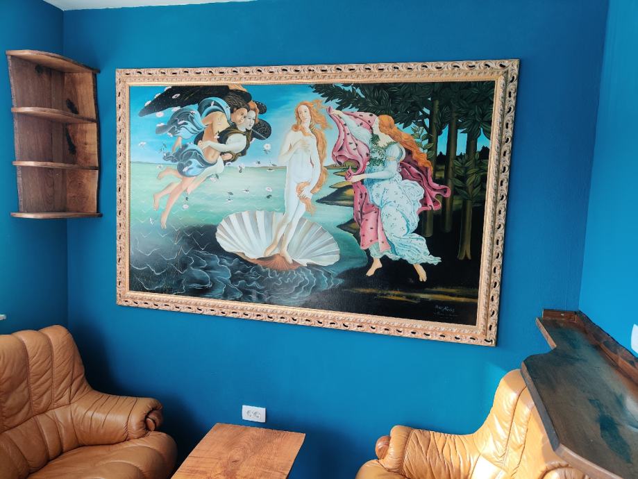 Sandro Botticelli Birth of Venus Rojstvo Venere ,olje na platnu