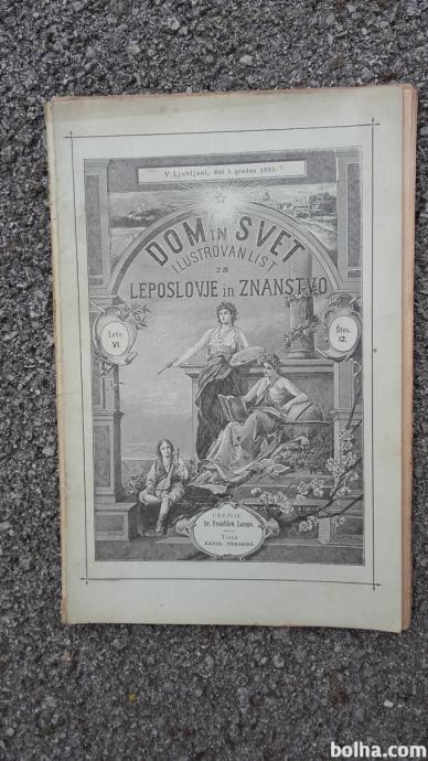 Dom in svet 1893-1906-posamezne revije