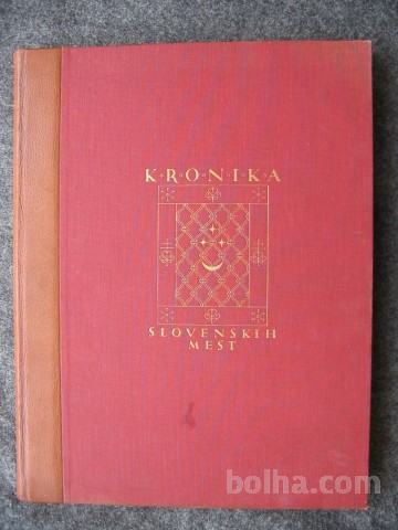 Kronika slovenskih mest - celoten letnik 1934 na 348 straneh