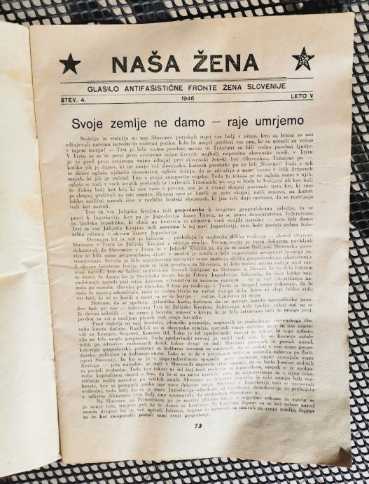 NAŠA ŽENA 4 / 1946