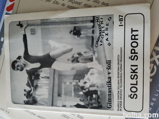 ŠOLSKI ŠPORT - Glasilo centra ŠŠD, Gimnastika v šoli, 1987