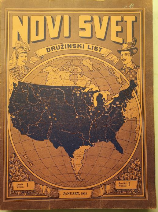 Novi svet : mesečnik za slovenske družine v Ameriki, 1938
