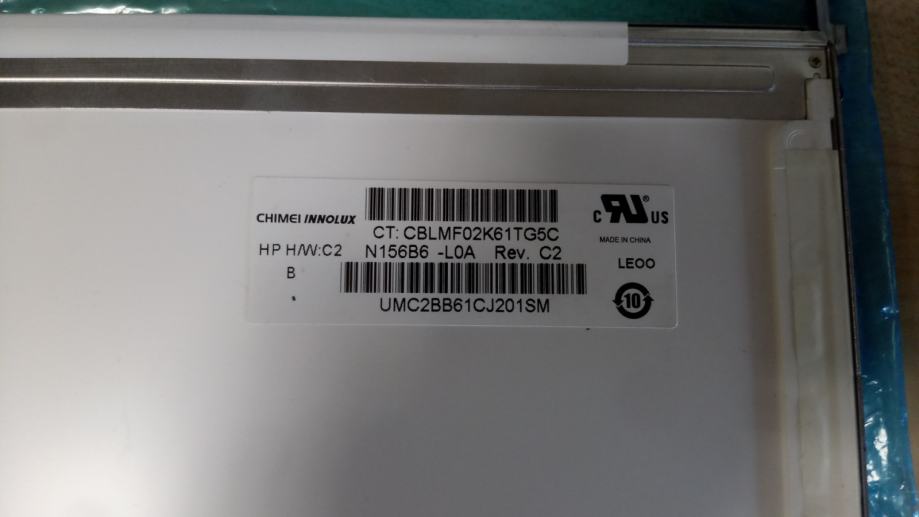 N156B6-L0B Display LCD Schermo 15,6 LED 1366x768 40 pin