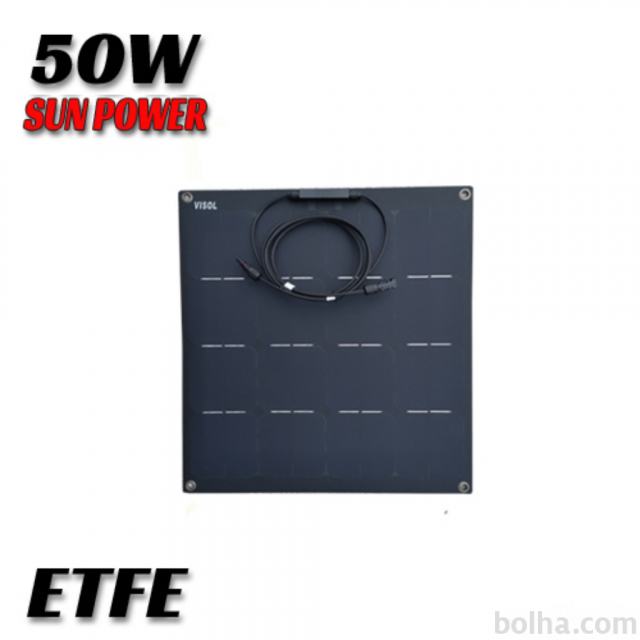 Fleksibilni solarni modul 50W, ETFE, SUNPOWER