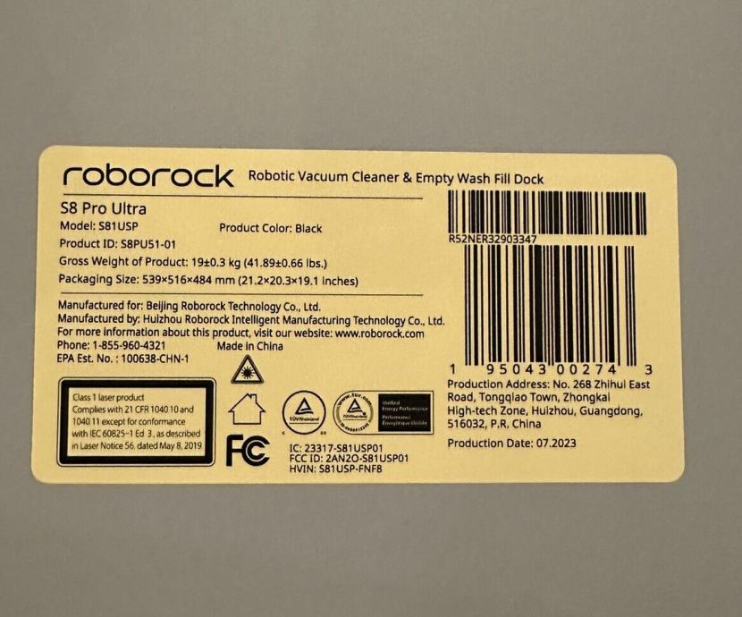 10 sacchetti per la polvere accessori per Xiaomi Roborock S8+/S8 Pro