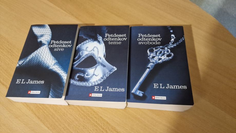 EL James: Triologija 50 odtenkov sive