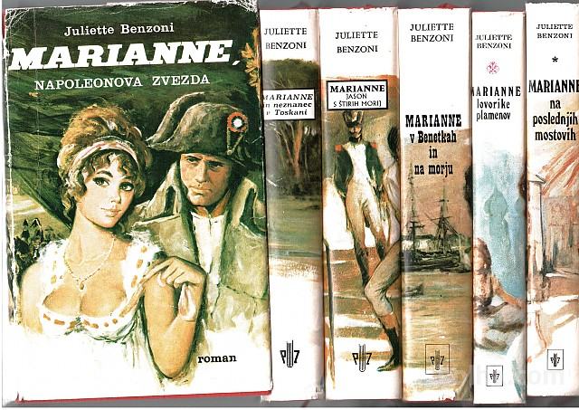 Juliette Benzoni - MARIANNE, kompletna zbirka 6 knjig