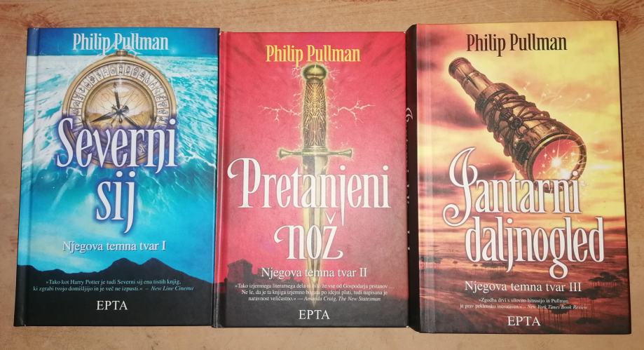 Phillip Pullman, Njegova temna tvar (trilogija, trda vezava)
