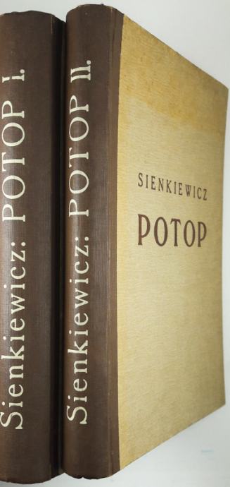 POTOP, Sienkiewicz, I. in II. del, prevedel Rudolf Mole
