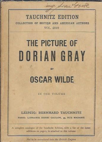 The picture of Dorian Gray / by Oscar Wilde