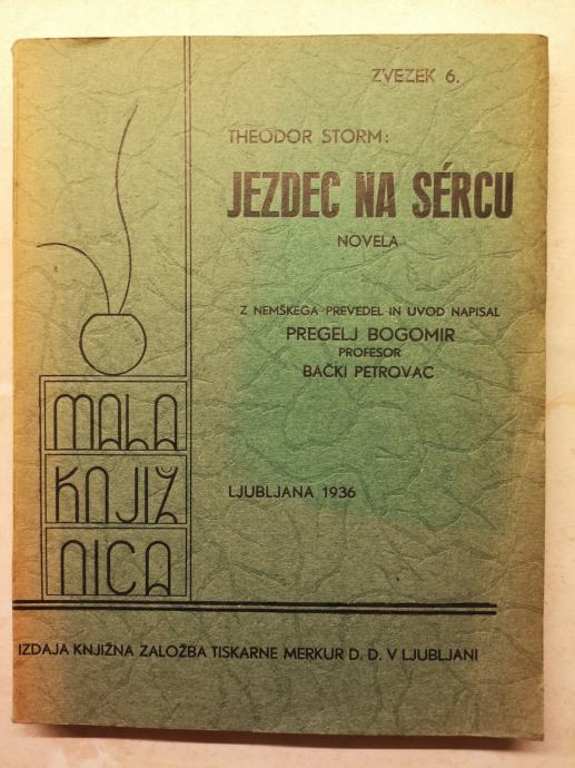 Jezdec na sércu : novela / Theodor Storm, 1936