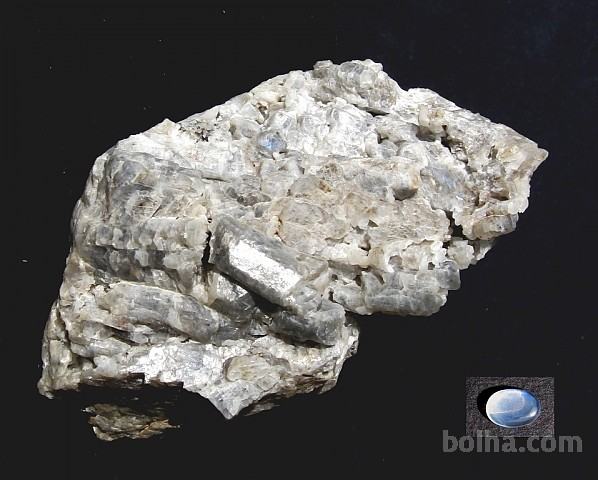 minerali, kristali - Albit var. mesečev kamen