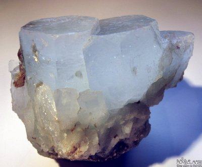 minerali, kristali - Beril akvamarin