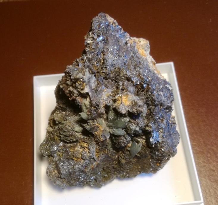 minerali, kristali - Kremen var. prazem