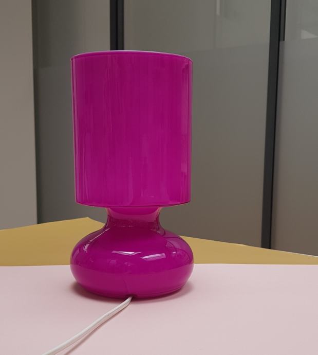 Dekorativna Ikea sobna lučka - roza barva - 3 kom