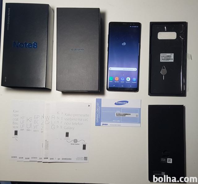 Samsung Galaxy Note 8 64GB Midnight Black Brezhiben