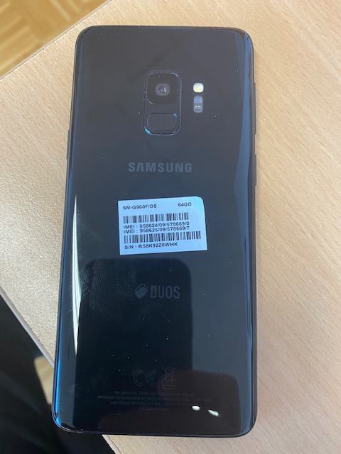 Samsung Galaxy S9 DUOS 64GB Črn