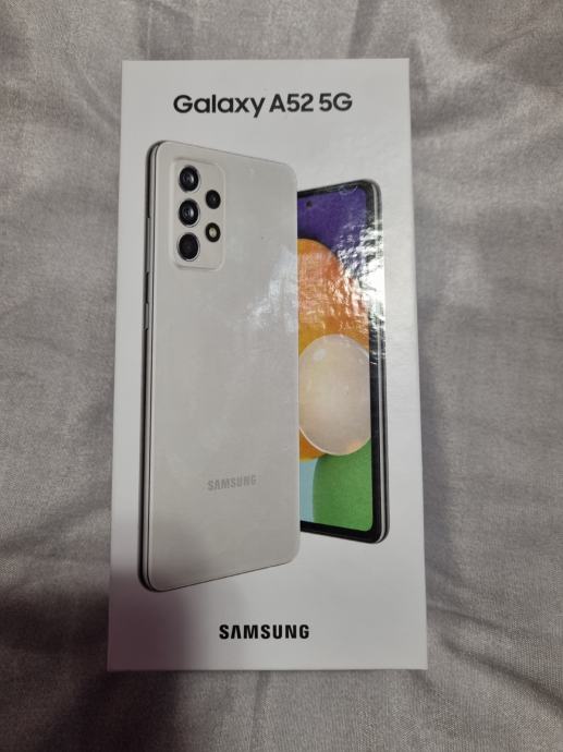 Samsung A52 128GB GB/6RAM 5G  Avesome White kupljen 24.3.2021