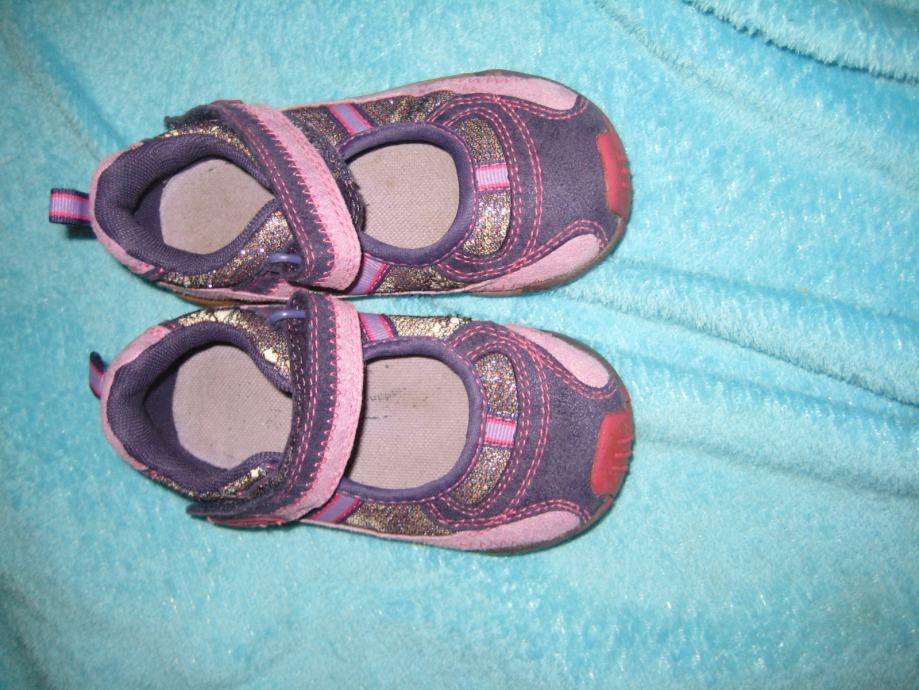 Dekliški sandali-vijola z bleščicami, PEDIPED, VEL.24
