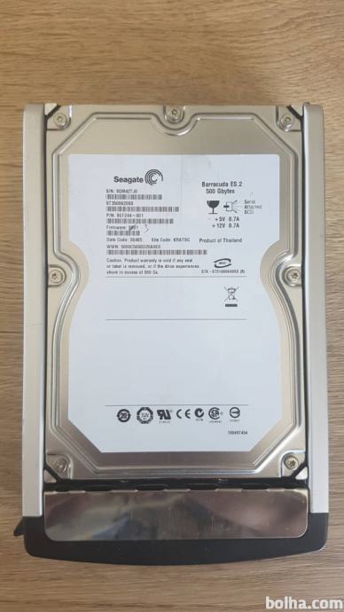 Seagate HDD 500GB SAS 3.5 trdi disk