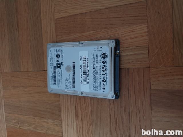 Sata Trdi Disk Fujitsu 250GB Prenosni računalnik