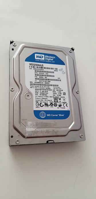 Trdi disk za PC 320GB  WD BLUE