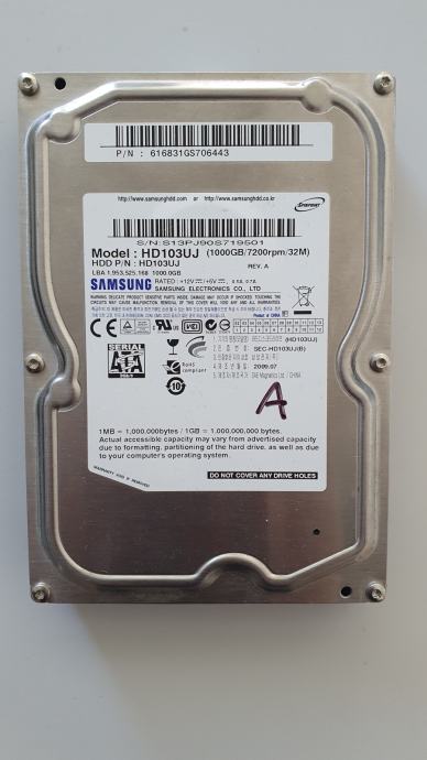 Trdi disk Samsung 1 TB