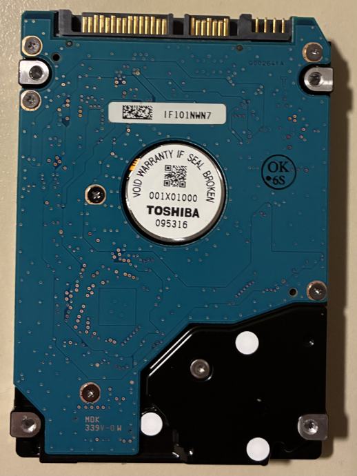 HDD TOSHIBA MK5065GSX 500 GB 2.5 Serial-ATA/300
