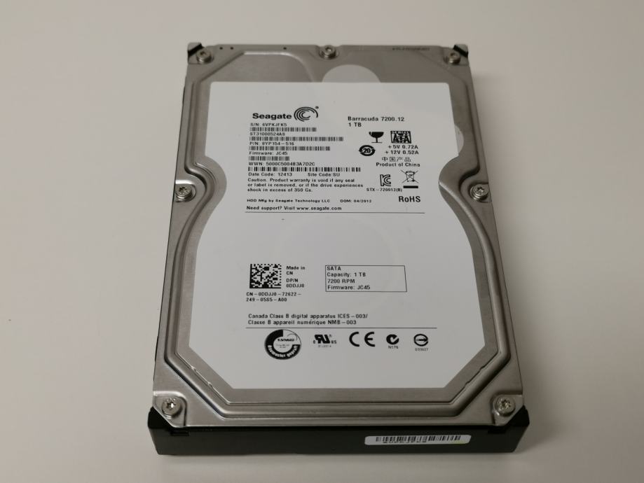 Seagate Barracuda 7200.12 250 GB SATA 6.0 GB-S 8 B de caché Bare-OE