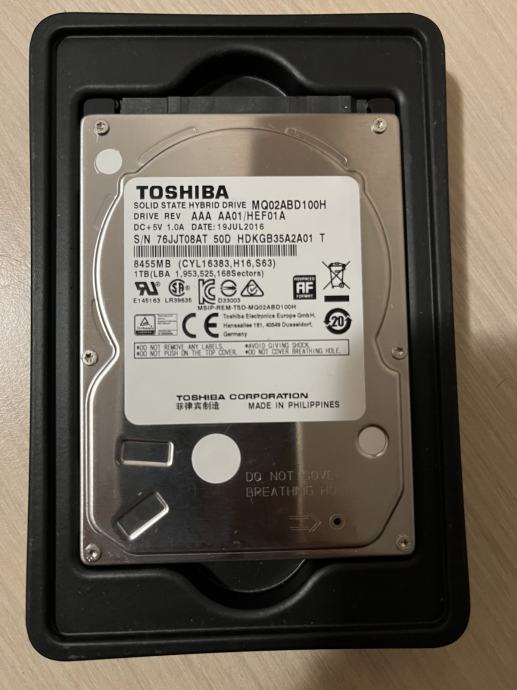 Disque dur Toshiba HDKJB01ZKA01T 1 TB 2,5