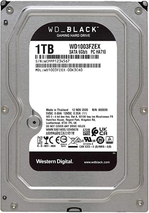 Trdi disk 3.5' WD BLACK 1TB (WD1003FZEX-00K3CA0)