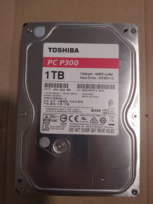 Trdi disk/HDD 1TB
