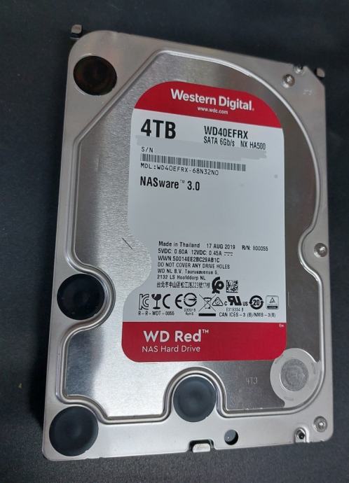 Trdi disk WD 4TB Red WD40EFRX