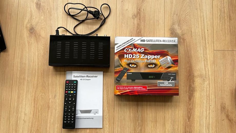 Comag Hd 25 Hdtv Satelliten Receiver Bedienungsanleitung Satelitski sprejemnik HD dvb-s2 Comag HD 25 zapper, Domžale O3122OO27