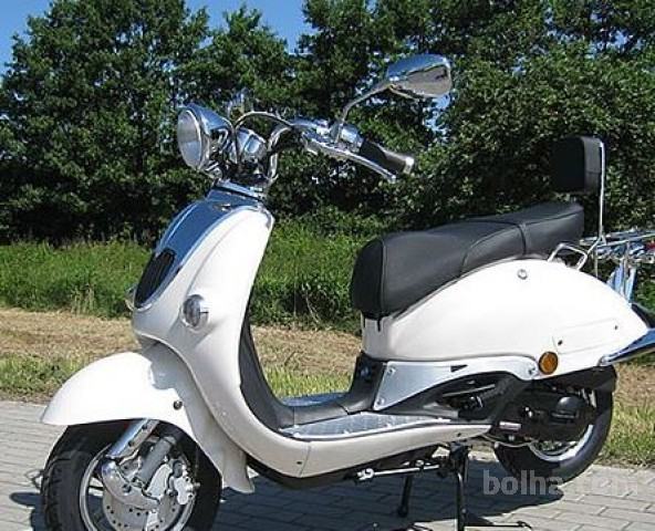 SCOOTER Znen Retro Scooter ZN50QT-HS bel, 2014 l.