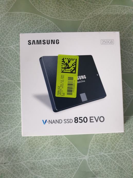 Pomnilnik Samsung 850 evo  sata3 250GB