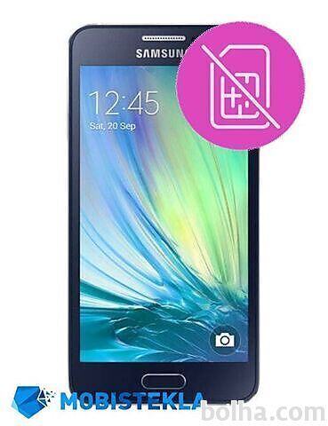 Samsung Galaxy A3 - popravilo sprejemnika SIM kartice