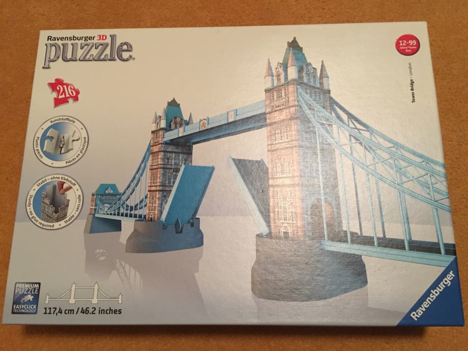 3D PUZZLE RAVENSBURGER - Tower bridge London
