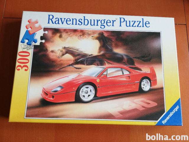 Avto športni, puzzle 300 kos, odlično ohranjeni, 6 €