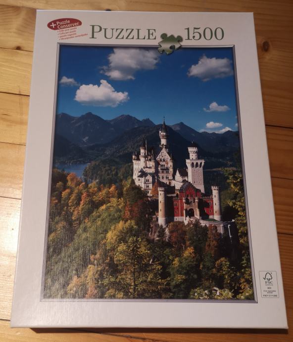 Puzzle 1500 - grad Neuschwanstein