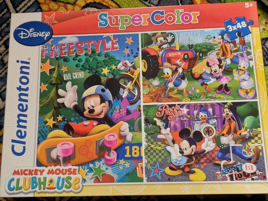 Puzzle Mickey Mouse ClubHouse 3x48