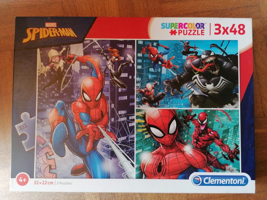 Sestavljanka Spider-man 3x48 (Clemento Puzzle)