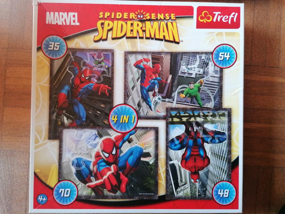 Sestavljanka spider-man 4x (Trefl Puzzle), Spider-man Spidersense