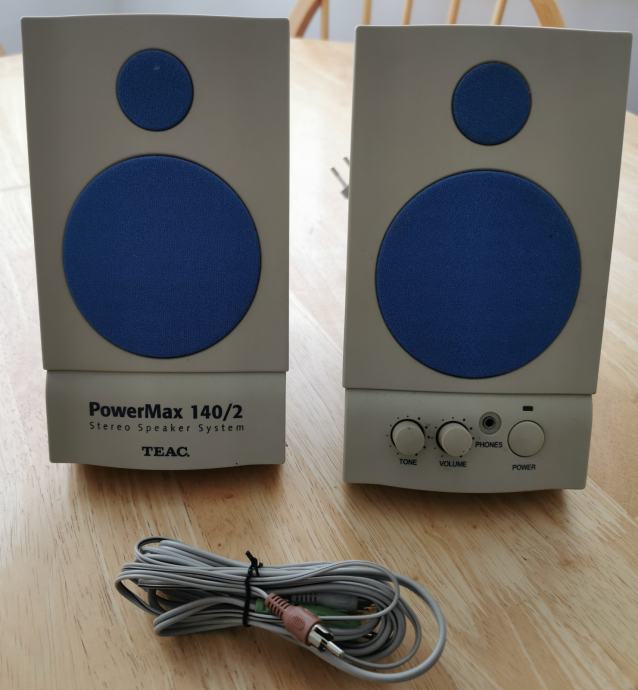 Enceintes PC TEAC POWER MAX – Paire – Ouvert Jamais Utilisé