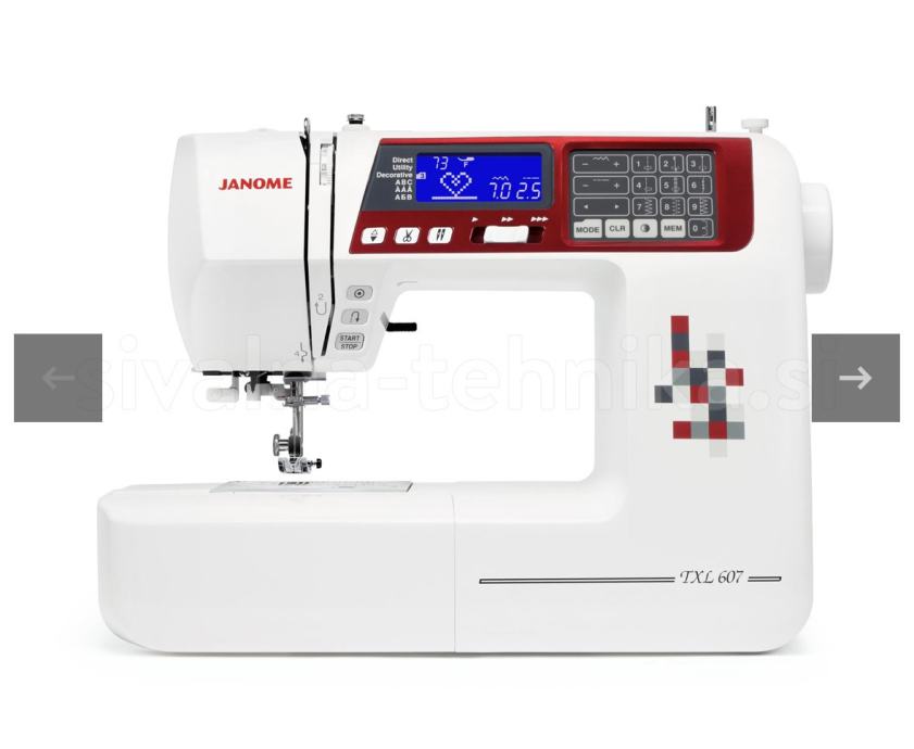 Šivalni stroj Janome TXL607