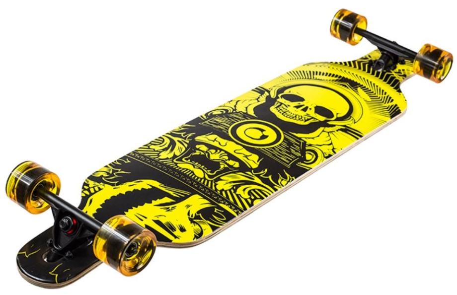 Longboard za dolge razdalje drop thru