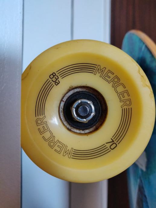 Longboard Mercer 38 Wheels 70 mm 82a Compound Trucks