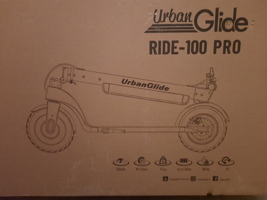 Urbanglide Ride 100 PRO skiro S TEMPOMATOM