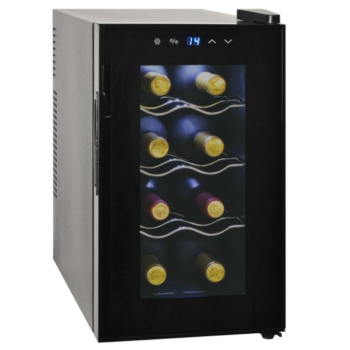 Barski hladilnik za vino 25 L za 8 steklenic LCD zaslon